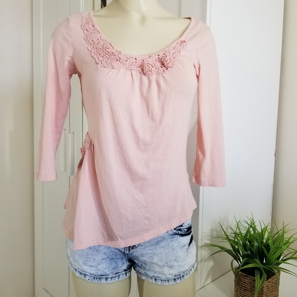 Elle Pink Embellished Top - Picture 2 of 5